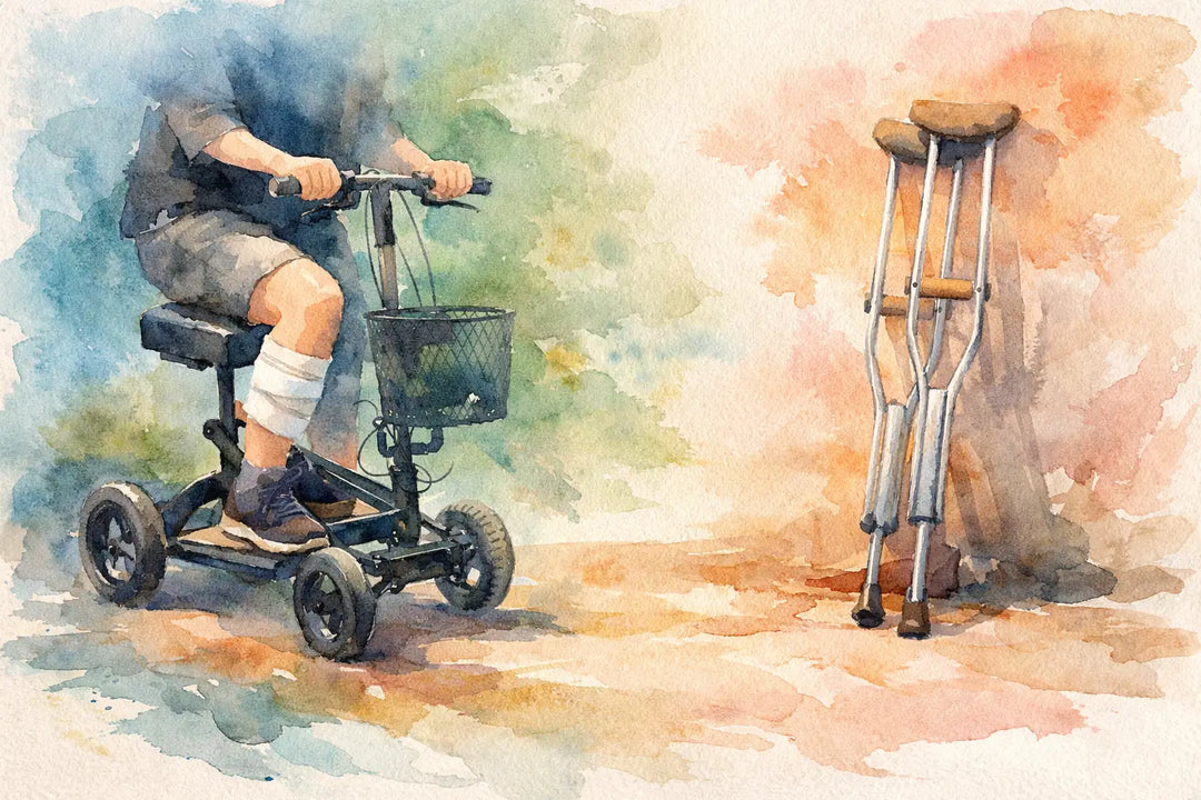 The XLEG - Better Than Crutches for Ankle Injury?