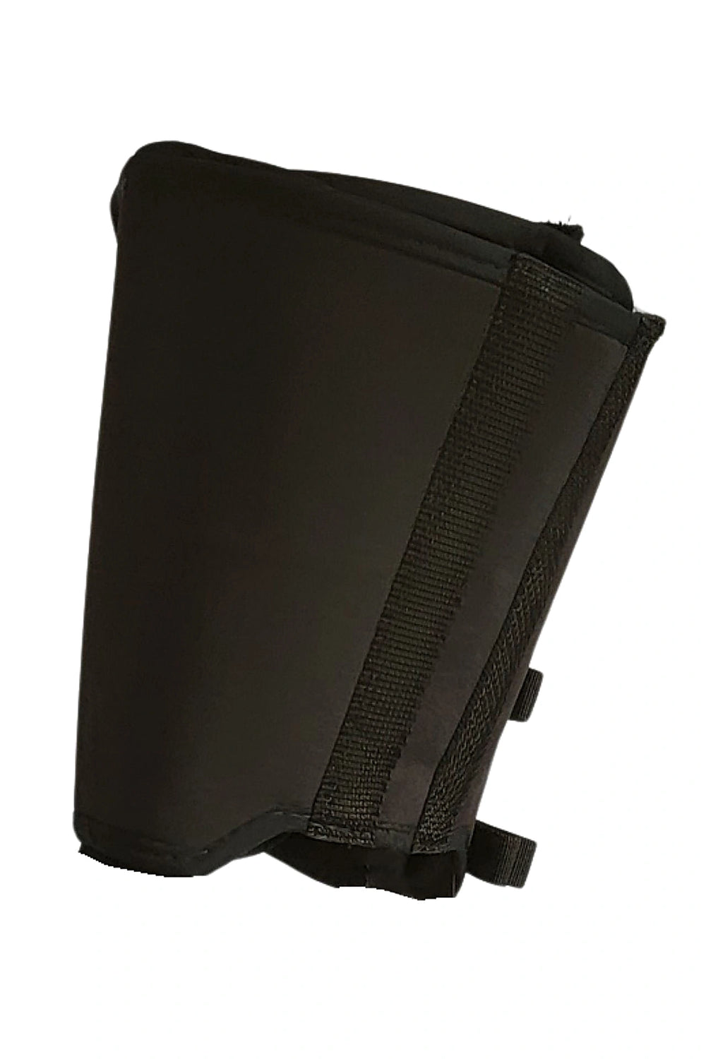 XLEG custom cuff replacement for hands free crutch alternative — black padded thigh cuff custom built to patient measurements, ships USA and Canada
