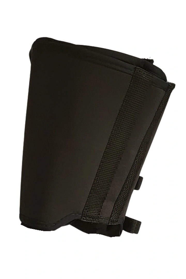 XLEG custom cuff replacement for hands free crutch alternative — black padded thigh cuff custom built to patient measurements, ships USA and Canada